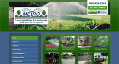 Desktop Screenshot of metrolawnsprinkler.com